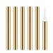 3ml Empty Nail Oil Pen with Brush  Twist Pen for Tooth Whitening  Gel Lip Gloss Container  Eyelash Growth Liquid Tube(Golden  6PCS) Gold/6PCS