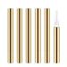 3ml Empty Nail Oil Pen with Brush  Twist Pen for Tooth Whitening  Gel Lip Gloss Container  Eyelash Growth Liquid Tube(Golden  6PCS) Gold/6PCS