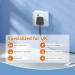 SAFELON UK Socket Cover Box for Baby Safety - Transparent Plug & Outlet Protector with Waterproof Switch Cover - Buy Online on GoSupps.com