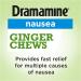 Dramamine Ginger Chews - Lemon Honey Ginger Flavor (20 Soft Chews) | Nausea Relief - Buy Online on GoSupps.com