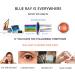 Sleek Round Blue Light Blocking Glasses - Computer & Gaming Eyewear for Men & Women - Black - Buy Online on GoSupps.com