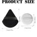 Powder Puff - 16 Pieces Pure Cotton Powder Puff include 8 pcs Triangle powder puffs with 8 pcs Round Powder Puffs Makeup Powder Puffs with Strap Makeup Tool For Cosmetic (Black+White) - Buy Online on GoSupps.com