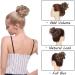 Light Brown Updo Ponytail Hair Extensions - Messy Scrunchies Bun for Women - Curly Wavy Hairpieces & Accessories - 25g - Buy Online on GoSupps.com
