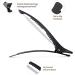 Professional Hair Clips for Styling Sectioning Non Slip No-Trace Duck Billed Hair Clips with Silicone Band Salon and Home Hair Cutting Clips for Women Men 6 White - Buy Online on GoSupps.com
