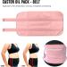 Buy Reusable Castor Oil Pack Kit - Pink Castor Oil Wrap for Thyroid Liver Detox Neck Relaxation & Pain Relief | International Shipping Available - Buy Online on GoSupps.com