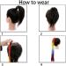 prinfantasy Color Wig Braided Wig Hair Ponytail Fiber Wig Braids Gradient Color Braid Ponytail Braid Hairpiece Giant Hair Band Braided Ponytail Purple Hair Extensions BZ200 GBBZ200 24 inch - Buy Online on GoSupps.com