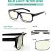Eyekepper Large Clip-On Blue Light Blocking Glasses | 57x39MM | Spring Draw Bar | Anti-Blue Light Protection for Eye Care - Buy Online on GoSupps.com