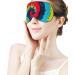 Adjustable Tie Dye Sleep Mask for Women | Comfortable Eye Shades Cover with Elastic Strap for Better Sleep - Buy Online on GoSupps.com