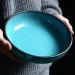 Bowl Porcelain Soup Plates-Creative Blue Ceramic Ramen Soup Bowl Household Fruit Salad Dinner Plates Japanese Style Tableware Kitchenware Onecolor