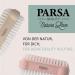 PARSA Beauty Nature Love Double-Sided Nail Brush - Hand Washing Brush in Beige | 1 Piece for Perfect Nail Care - Buy Online on GoSupps.com