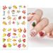 Fall Leaf Nail Art Stickers - Cute Maple Leaf Decals for Autumn & Thanksgiving Nail Art | LPOODDNU - Buy Online on GoSupps.com