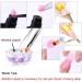 FOMIYES 1 Set nail extension set nail extension tips UV manicure kits nail molds nail extension tool kit gel nail polishes Manicure Templates white artificial plastic Extension glue - Buy Online on GoSupps.com