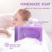Tongyend Face Cleansing Bar 3.5OZ Skin Brightening Soap Removes Blackheads Tightens Pores For Women and Men (Lavender) - Buy Online on GoSupps.com