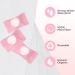 Compressed Disposable Face Towel Cleaning Kit - 100pcs Portable Travel Wipes for Camping Hiking Hotel & Backpacking - Light Pink - Buy Online on GoSupps.com