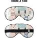 BREAUX Llama Cactus Print Double Sided Eye Mask | Blackout Sleep Mask for Men & Women | Comfortable All-Night Sleep - Buy Online on GoSupps.com