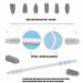 Strogem Reusable Cotton Swabs with Mirror for Makeup & Cleaning | Portable Silicone Q-Tips - Eco-Friendly & Washable (Gray - Buy Online on GoSupps.com
