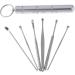 6 Pcs Stainless Steel Spiral Ear Pick Spoon Ear Wax Removal Cleaner Set - Portable Ear Care Beauty Tools - Buy Online on GoSupps.com