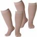 WSYKC Extended Compression Stockings - Max Size 6XL Closed Toe Ideal for Strong Calves (2 Pairs) - International Shipping Available - Buy Online on GoSupps.com