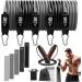 Resistance Bands Set - Exercise Bands with Door Anchor & Ankle Straps for Home Workouts - International Shipping Available - Buy Online on GoSupps.com