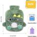 Stickerboy Cute Fluffy Dinosaur Hot Water Bottle - 400ml Natural Rubber, Plush Cover - Ideal Women & Teenagers Gift - Buy Online on GoSupps.com