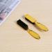 Viodmss Fade Brush Comb Scissors Cleaning Brush Barber Shop Skin Fade Vintage Oil Shape Carving Cleaning Brush Gold 3PC - Buy Online on GoSupps.com