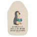 Mr. & Mrs. Panda Warm bottle penguin book - gift hot water bottle cover children's heat bottle doing nothing reading lazing heat bottle with cover white
