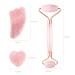 Jade Roller & Gua Sha Set - Anti-Aging Rose Quartz Massager for Face Eye & Neck - Natural Skincare Tools for Wrinkle Relief & Muscle Relaxation (Pink - Buy Online on GoSupps.com