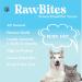 RawBites Freeze Dried Raw Dog Treats | Soy Free Grain Free Locally Sourced and Made in Canada Salmon Dog Treats (142g/5.0oz Salmon) - Buy Online on GoSupps.com