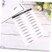 MAGICLULU 2 Pairs Eyebrow Sticker Black Makeup Adhesive Eyebrow Template Makeup Brishes Disposable 6d - Buy Online on GoSupps.com