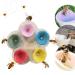 EHOTER Bee Insect Drinking Cup 2024 New Colorful Bee Insect Drinking Cup Safe Places to Drink for Bees Thirsty Pollinators Need a Drink Resin Bee Cups for Garden Decor (Multicolor)