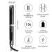 2 in 1 Hair Straightener and Curler Iron - Ceramic Plate for All Hair Types | Black - Buy Online on GoSupps.com