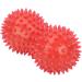 PVC Erdnuss-Stuchel Massage Ball - Fitness & Muscle Relaxation for Back & Feet | Acupressure & Fascia Relief (Red) - Buy Online on GoSupps.com