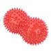 Stingary massage ball foot massager relief from plantar fasciitis relief of muscle pain stimulating massage portable use at home outdoors (red)