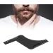 Beard Template Comb Men's Beard Comb Sideburn Styling Comb Beard Trimming Comb Beard Styling Comb Makeup Comb Black - Buy Online on GoSupps.com