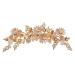 Golden Hair Clips | Golden Sparkly Hairpins - Retro Handmade Hair Accessories for Gatherings Festivals Wedding Events