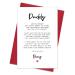 Ogeby Lovely Father s Day Card for Dad to be Daddy to be Poem Card from Bump Cute Pregnancy Announcement Card Gift 12