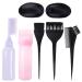 GADITIEK 6 Pcs Hair Dye Coloring Kit Hair Dyeing Bottle Dyeing Shampoo Bottle Oil Comb Applicator Hair Tools Bottles and Hair Coloring Brushes Hair Dying Combs Brushes for Salon Home