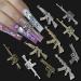3D Metal Gun Nail Charms - Luxury Alloy Weapon Nail Charms for Nails - 10pcs/set - Buy Online on GoSupps.com