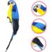 Toyvian 5pcs Sculptures Vivid Statue Desktop Supply Adornment Realistic Figure Birds Ornament Blue for 20x5cmx5pcs Bluex5pcs - Buy Online on GoSupps.com