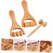 Lurrose 12 STK Hand Roller Massage Tools - Acupuncture & Foot Massage Rollers for Leg Arm & Face - Wood Therapy Set (x4 Medium Balls) - Buy Online on GoSupps.com