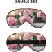 Red Rose Print Soft Eye Mask for Sleep | Cozy Eye Mask for Men & Women | Travel-Friendly Design - Buy Online on GoSupps.com