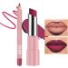 Moisturizing Lip Balm - Nourishing Lipstick | Nourishing Matte Balm Non Sticky Chapped Lip Care Women - Buy Online on GoSupps.com