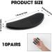 10 Pairs Adhesive Silicone Nose Pads D Shape Stick on Eye Glasses Nose Pads Anti-Slip Soft Black Stop Glasses Slipping Down Nose Pad for Eyeglasses Sunglasses 19 x 8 x 1 mm (L x W x T) Black Black-adhesive - Buy Online on GoSupps.com