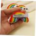 Beavorty 2 Pairs Rainbow Barrettes girl hair clip girl hair side clip girl rainbow hair clips hair bang clip flower hairpin Felt Crafts Accessories Hair Pin child alloy South Korea modeling - Buy Online on GoSupps.com