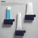 Toothpaste Squeezer Tube Roller | No Punching Toothpaste Tube Squeezer - Toothpaste Squeezers Holder Rotate Toothpaste Dispenser for Bathroom Stone Blue - Buy Online on GoSupps.com