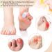 Set of 4 Silicone Toe Separators for Hallux Valgus - Comfort & Protection | International Shipping - Buy Online on GoSupps.com