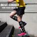 Buy Actinput 4 Pairs Compression Stockings for Men & Women - Colorful Support Socks for Sports Travel Cycling & More (Black S-M) - Buy Online on GoSupps.com