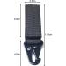 Selighting Tactical Carabiner - 2 PCS Molle Belt Snap Hook Keychain for Molle Bag & Outdoor Activities - Black - Buy Online on GoSupps.com