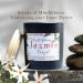 Night Blooming Jasmine Parijat Candle | Premium Handmade Coconut Wax Scented Candle for Aromatherapy & Housewarming Gifts | 198g - Buy Online on GoSupps.com