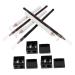 SAFIGLE 3ensembles Crayon Sourcils Crayons Correcteurs Lot de Outils de Maquillage pour Sourcils et Yeux de Femme